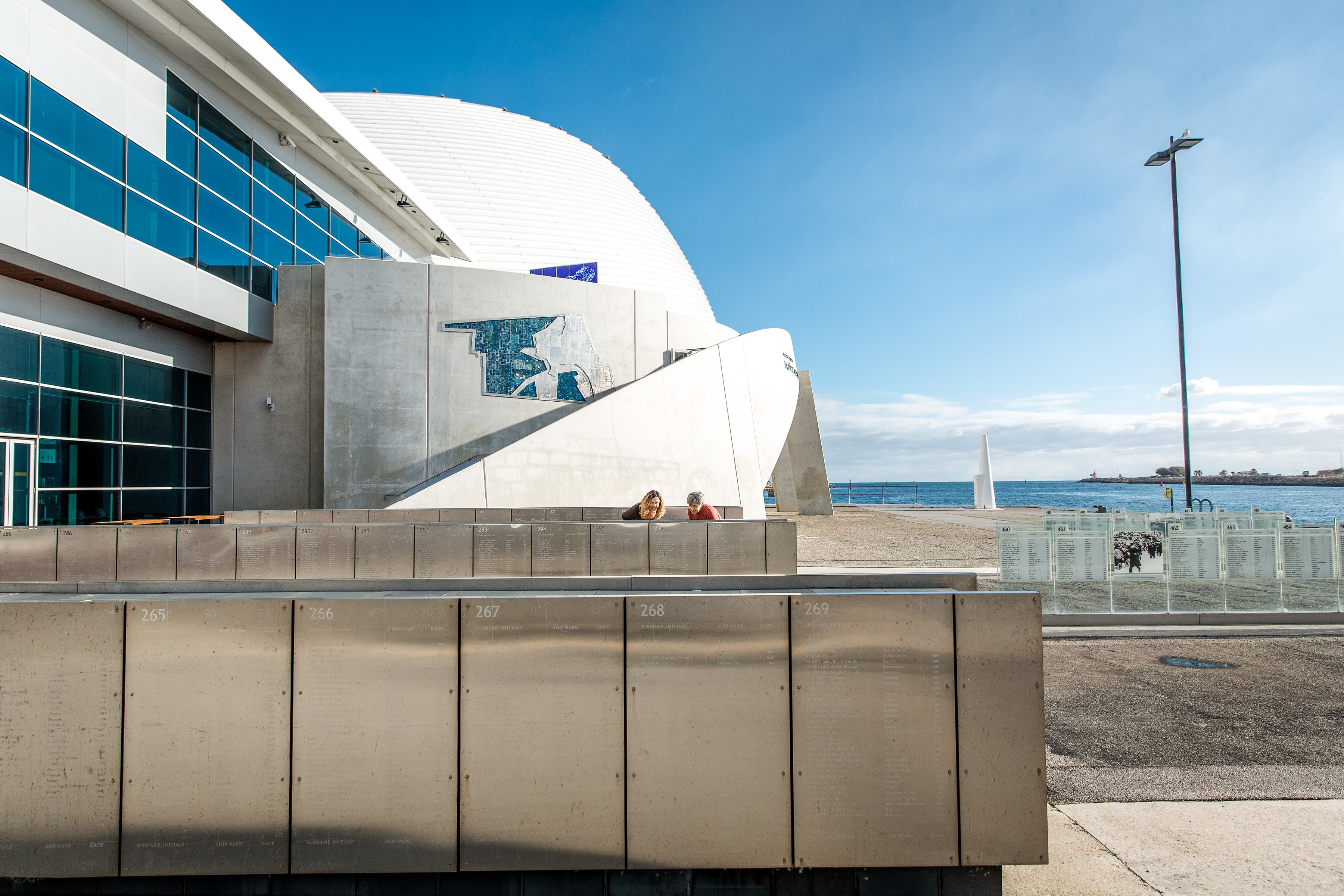 The WA Maritime Museum Welcome Walls