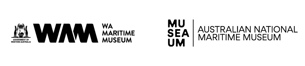 Logos for WA Maritime Museum and Australian National Maritime Museum