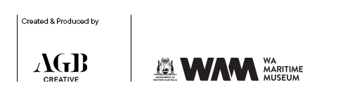 WA Maritime Museum logo, AGB Creative logo