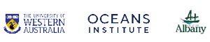 UWA, Oceans Institite and City of Albany Logos