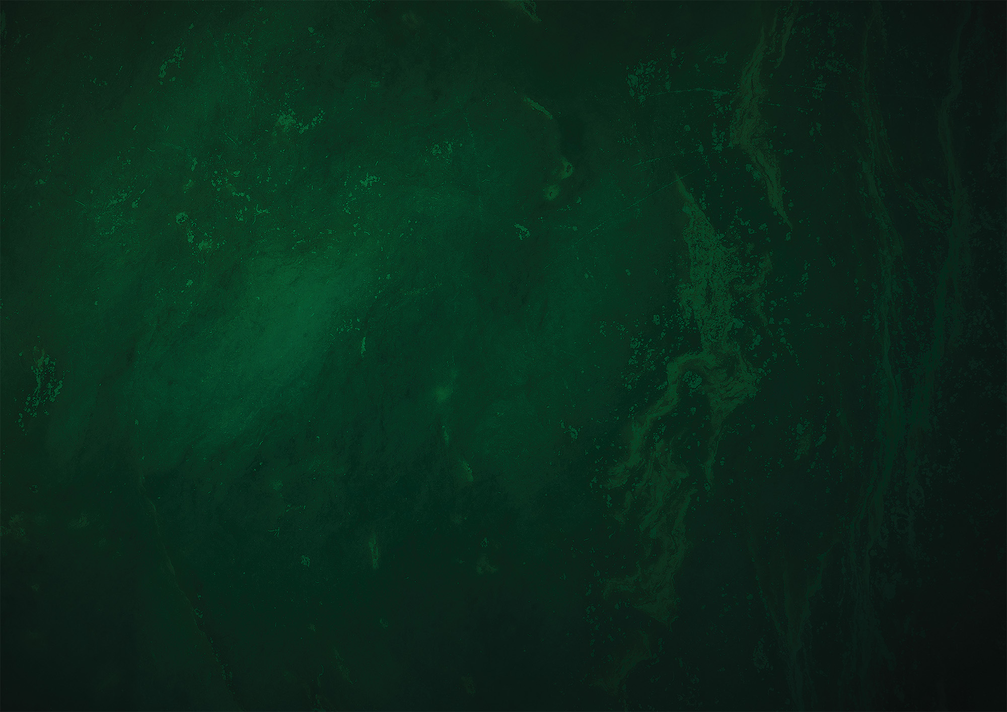 A dark green and black textured background graphic