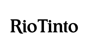 Rio Tinto logo black text on white background