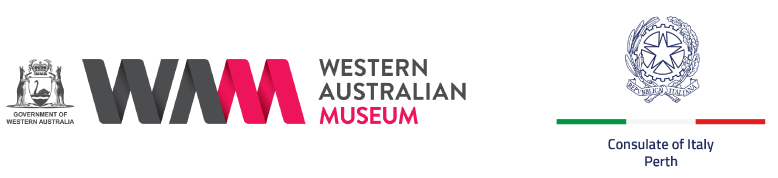 WA Museum and Consulate of Italy Perth logos