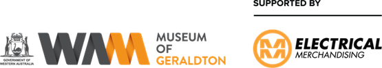 Museum of Geraldton logo and Metal Manufactures Electrical Merchandising logo