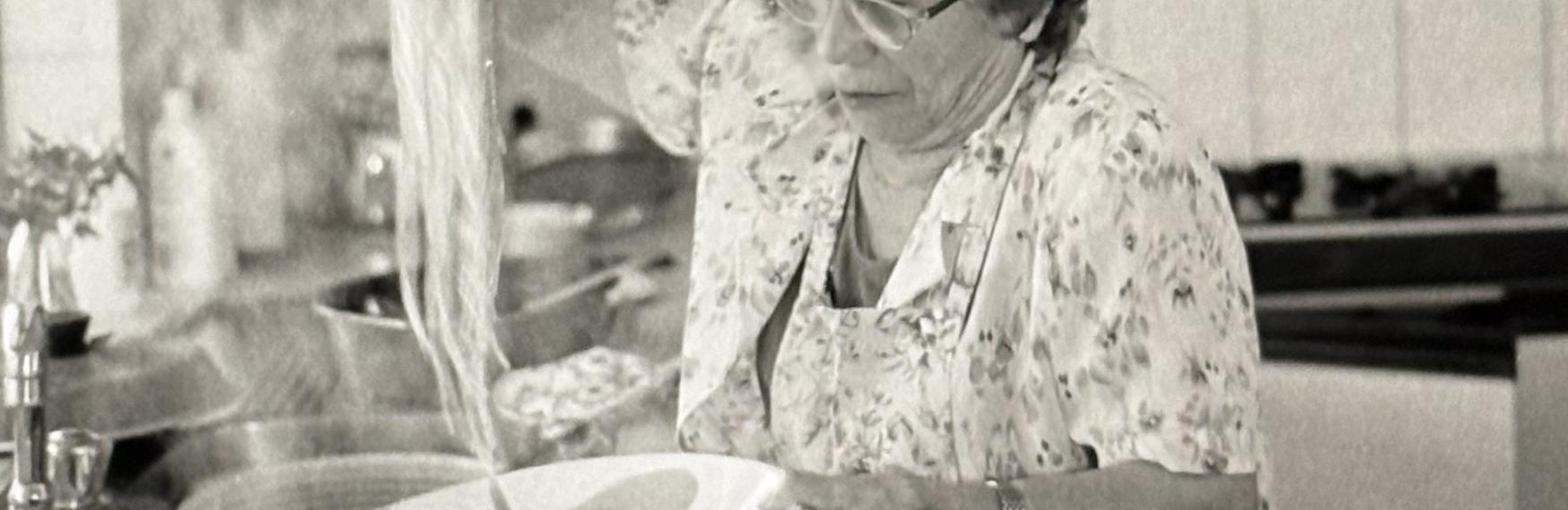 Carolina Vinciullo in her kitchen