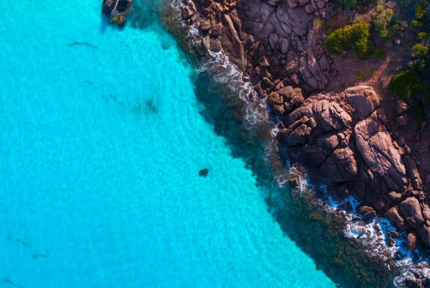 Image of blue water.