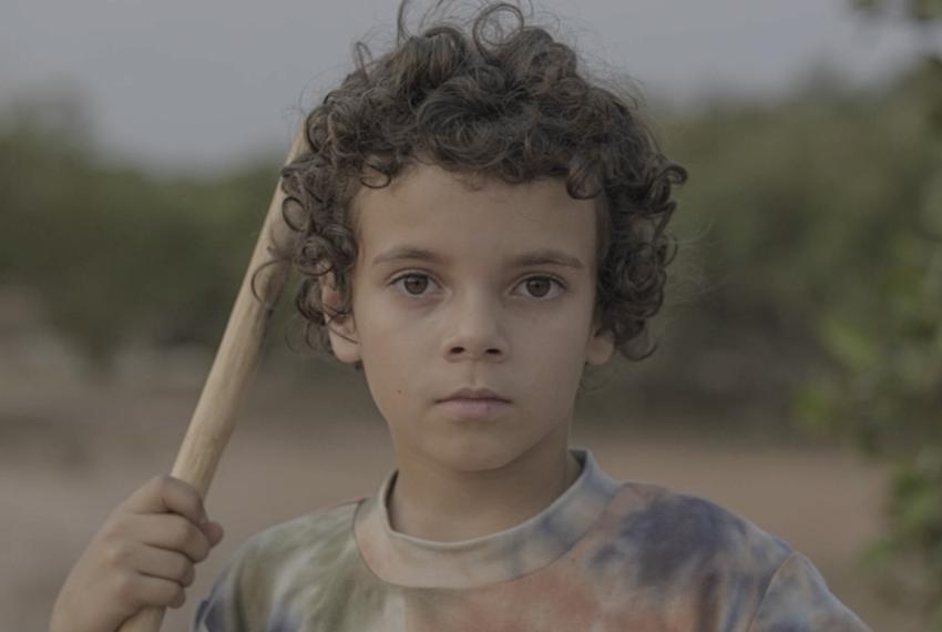 Portrait of a young Aboriginal boy