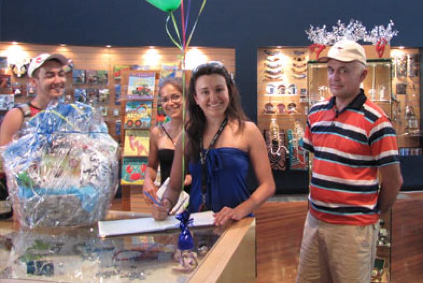 The 500,000th visitor to the WA Museum - Geraldton