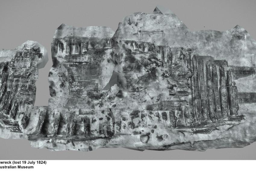 Image of photogrammetric 3D reconstruction of Belinda wreck