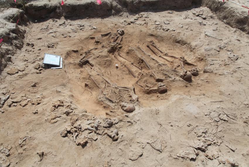 Group burial Beacon Island (2017).