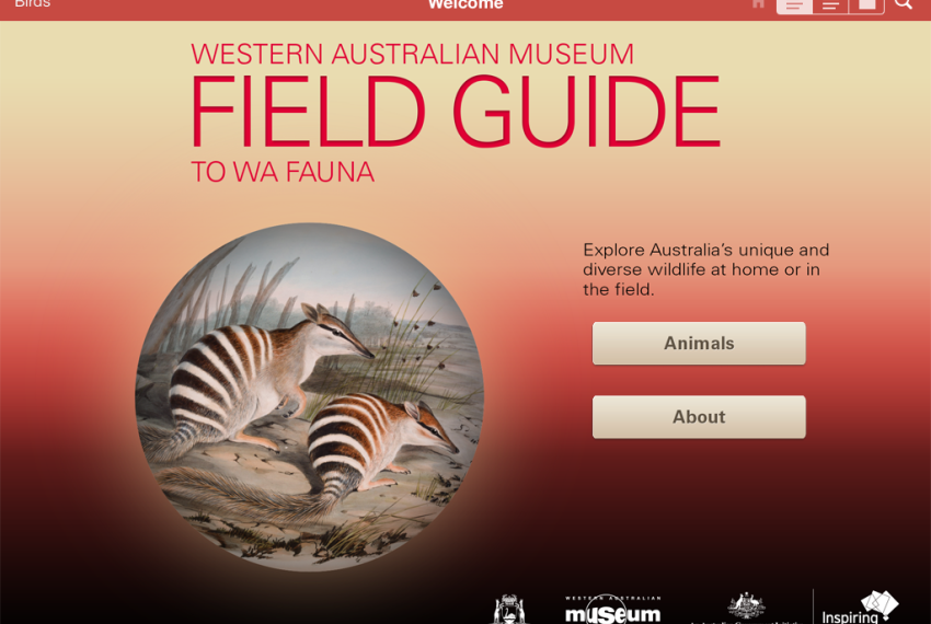 Iconic Numbats grace the cover of the Field Guide