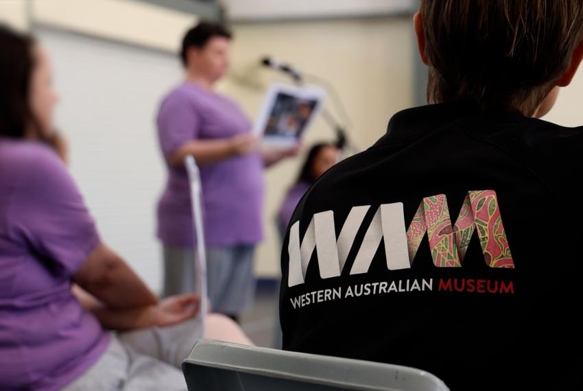 Women from Bandyup Women's Prison share their stories during Museum of Stories