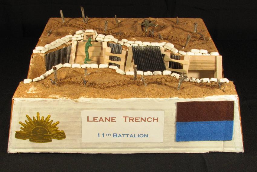 Overall winner Achaius Hall’s three-dimensional model of Leane’s Trench