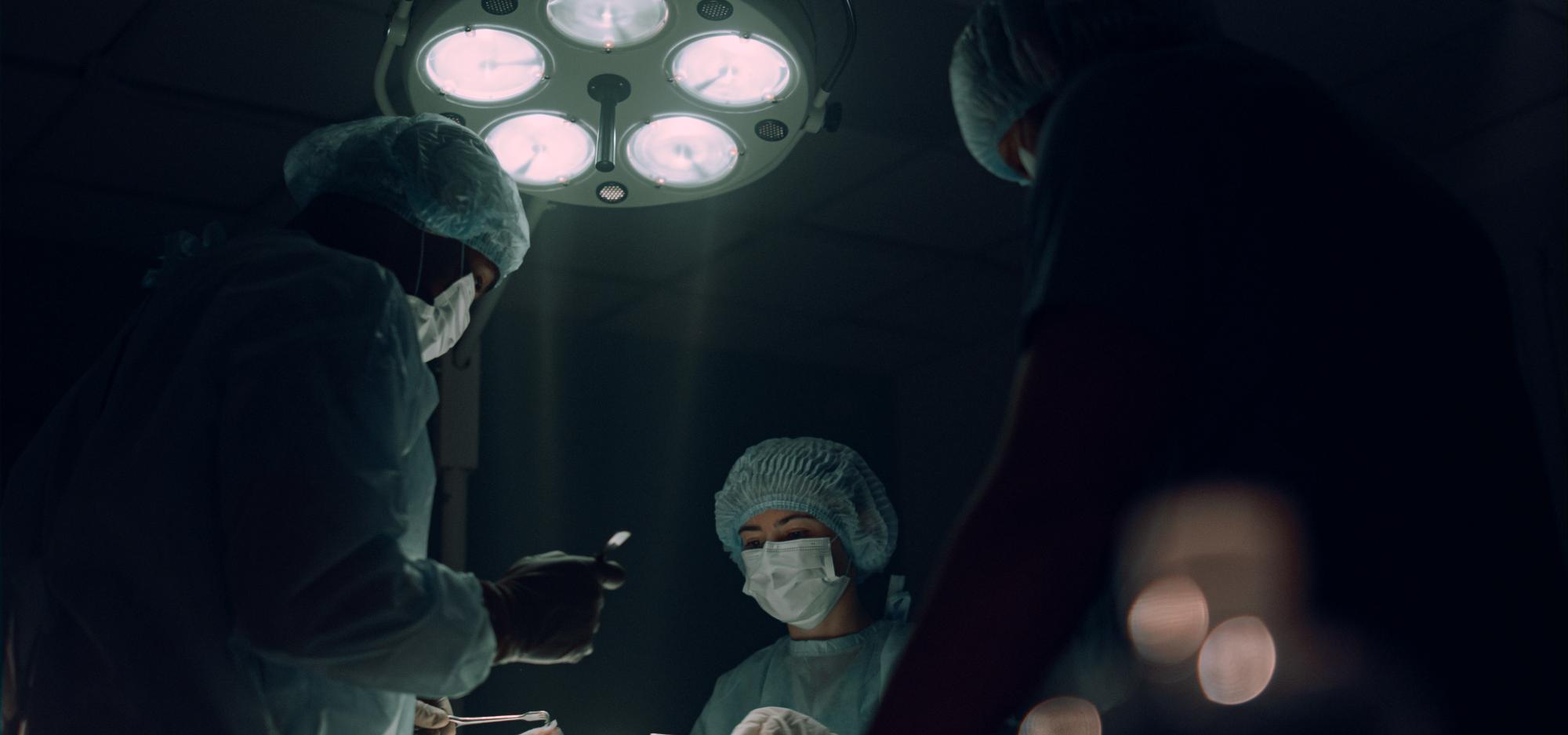 medical staff at an operating thetare