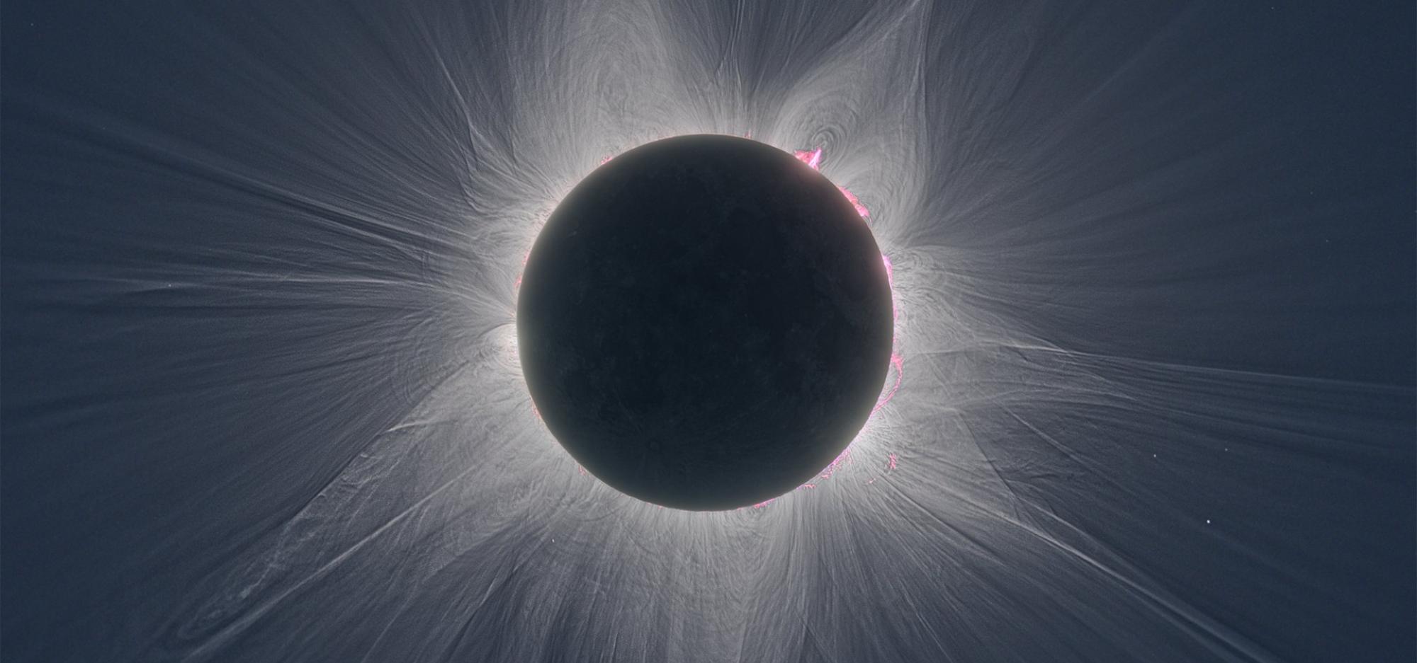 This is an image of a solar eclipse