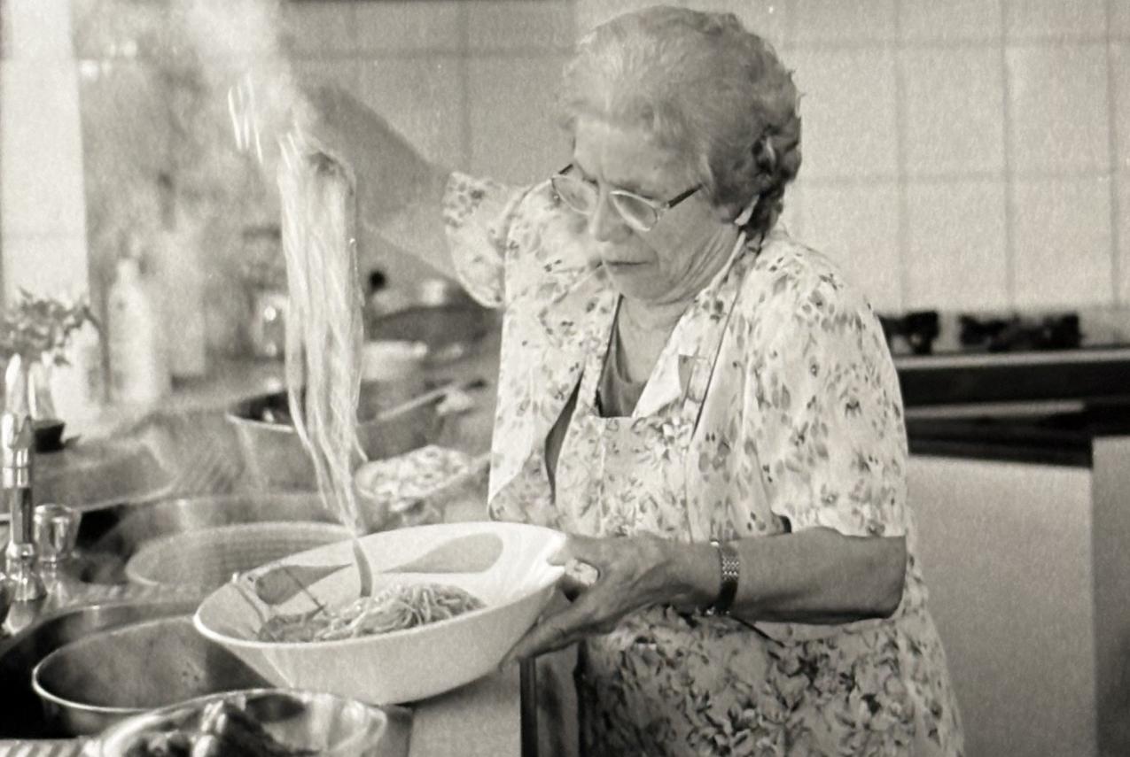Carolina Vinciullo in her kitchen