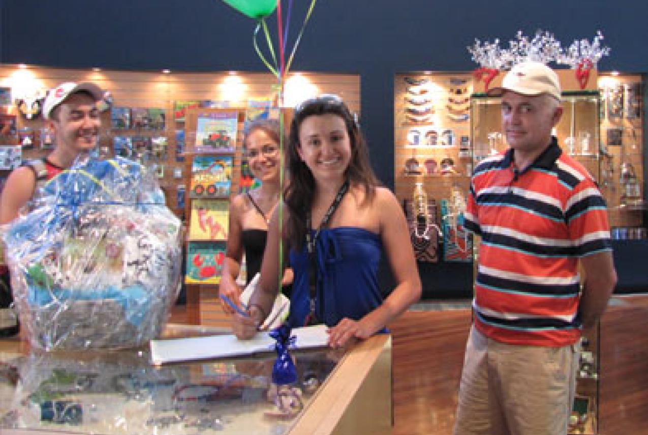 The 500,000th visitor to the WA Museum - Geraldton