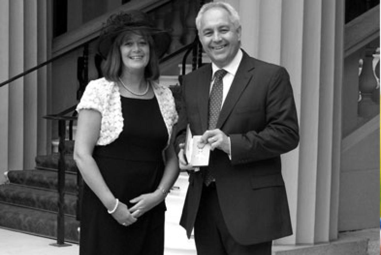 Alec Coles receives his Order of the British Empire