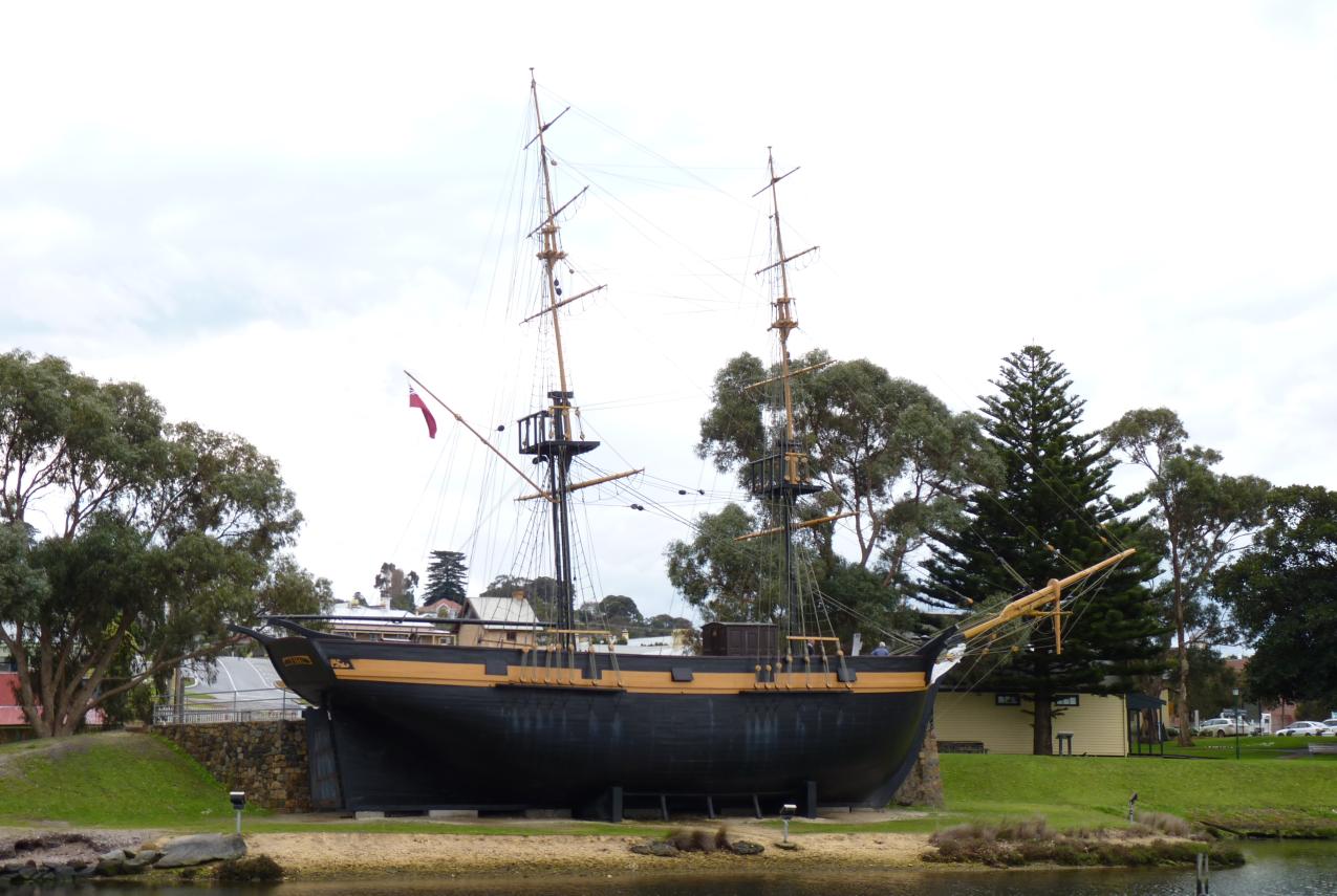 Brig Amity replica in Albany