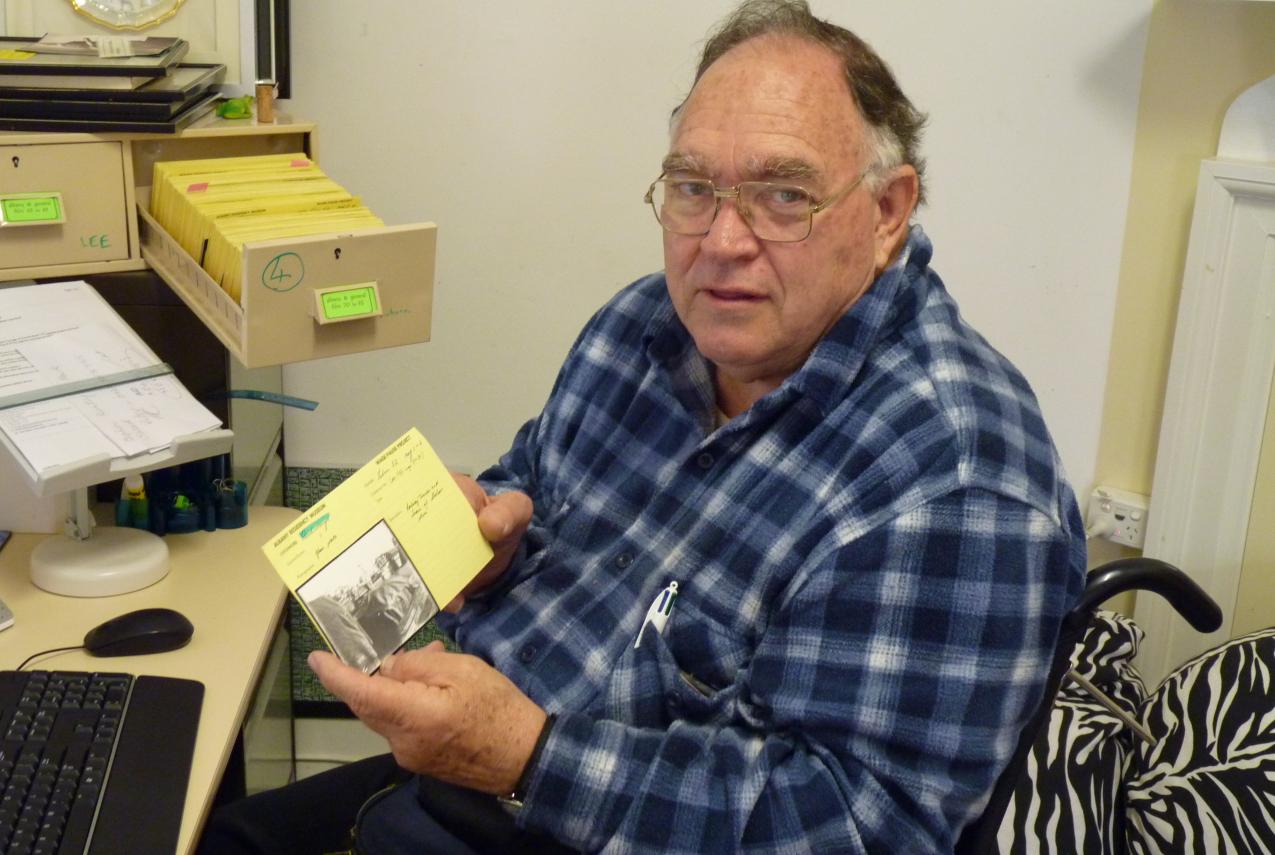 Portrait of Richard Harloe volunteering at the WA Museum