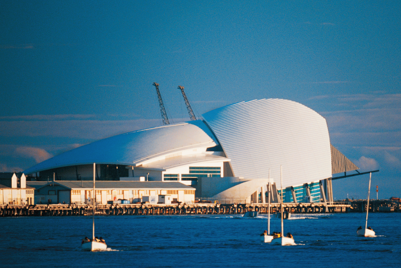 Western Australian Maritime Museum seen from Fremantle Harbour