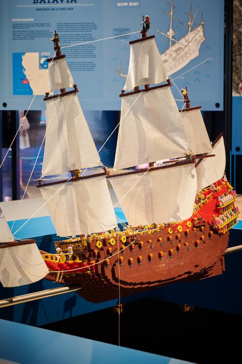 A LEGO model of the Vasa