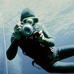 Patrick Baker underwater