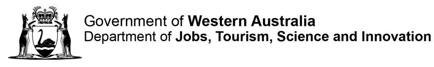Dept. of Jobs, Tourism, Science and Innovation logo