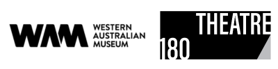 WA Museum and Theatre 180 company logos side by side
