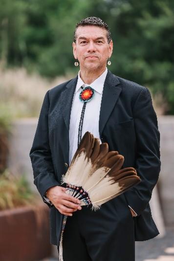 Portrait Photograph of Dr. Mark Standing Eagle Baez Ph.D., LSP, LADC, CCBT, MA/MS