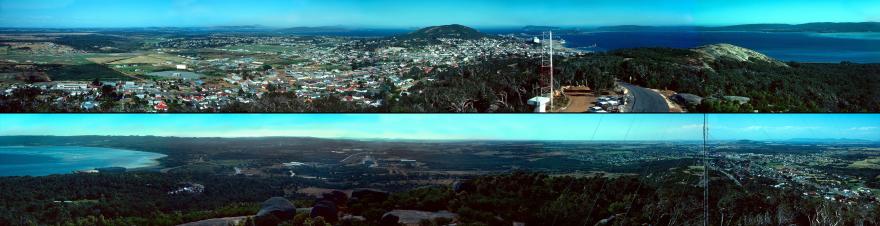 Panoramic view from the Mount Melville Observation Tower