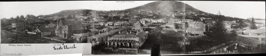 Panoramic view from the bell tower of St John’s Anglican Church