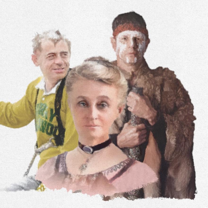 Watercolour portrait illustration of Western Australian icons of the 2025 WA Stories series