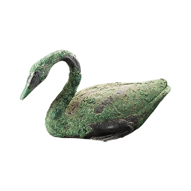 Bronze swan