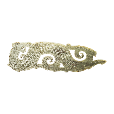 Jade dragon pendant