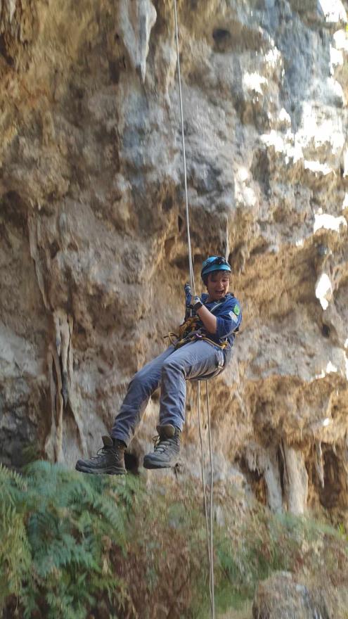 WA Museum's Dr Kailah Thorn searching Margaret River caves for koala fossils