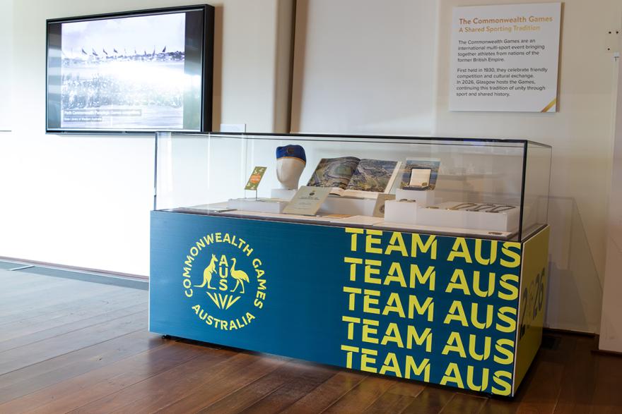 Commonwealth Games Display case
