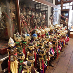 Wayang Golek puppets at the Wayang Museum, Jakarta.