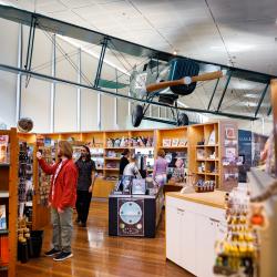 People browsing through a Museum gift shop