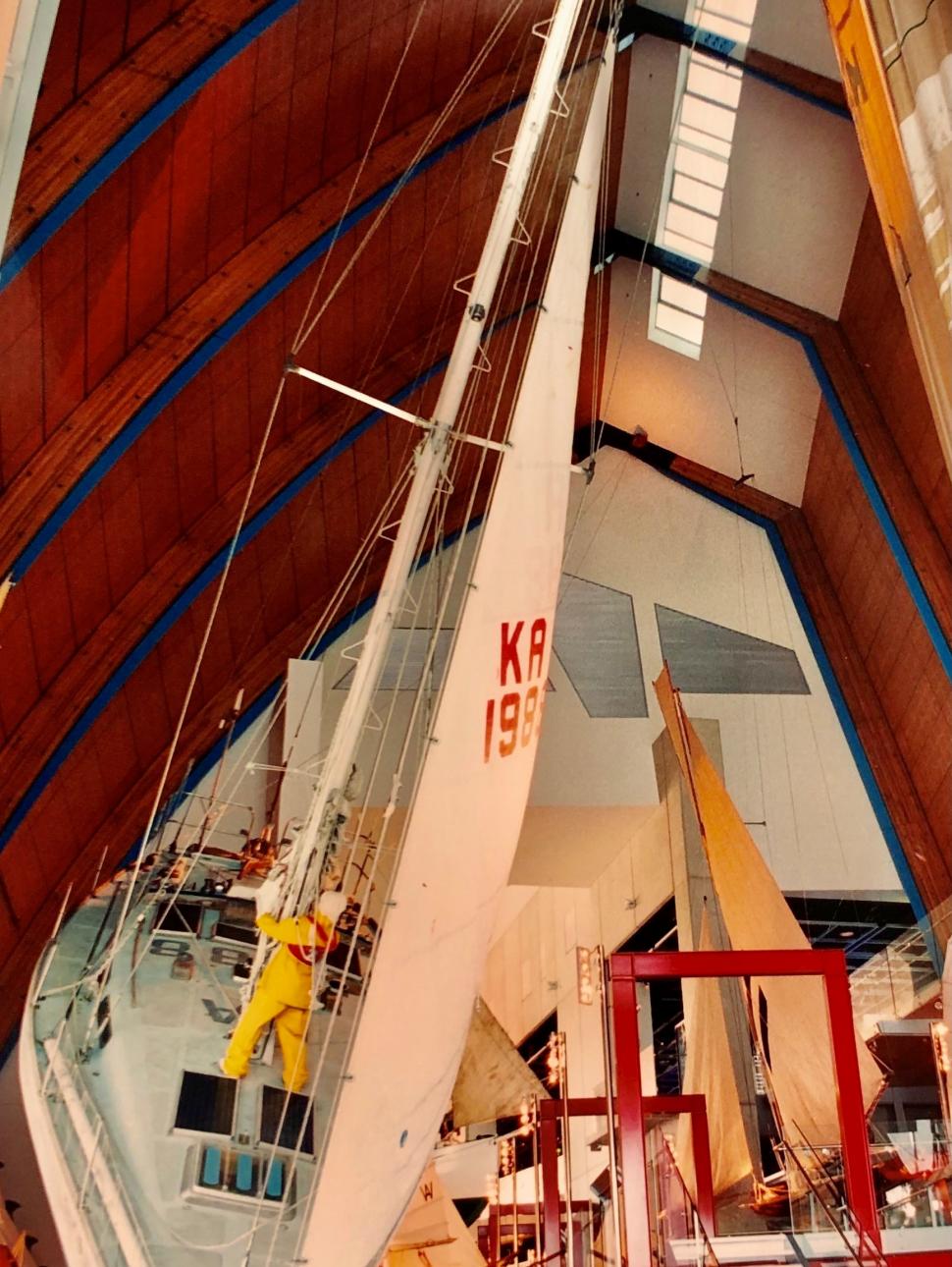 The Parry Endeavour on display in the WA Maritime Museum