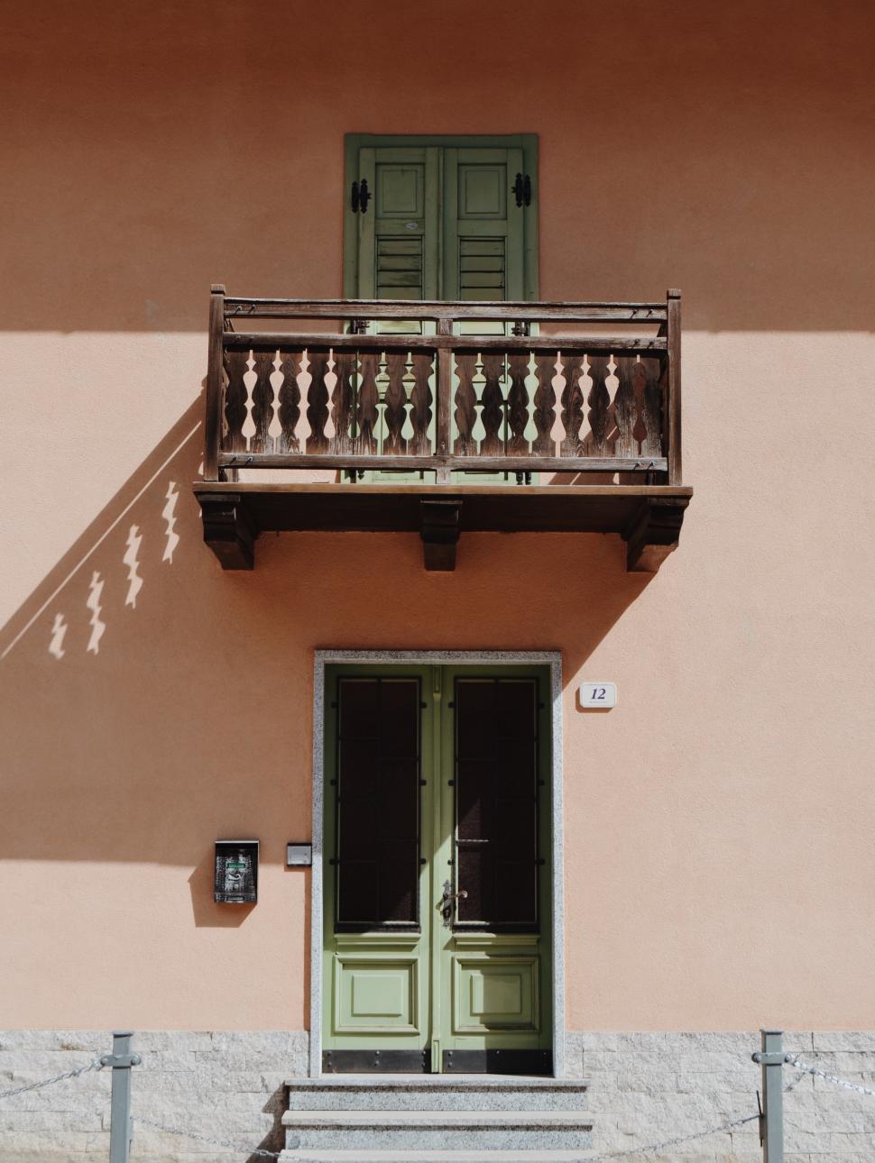 Door and window of a typical Italian house