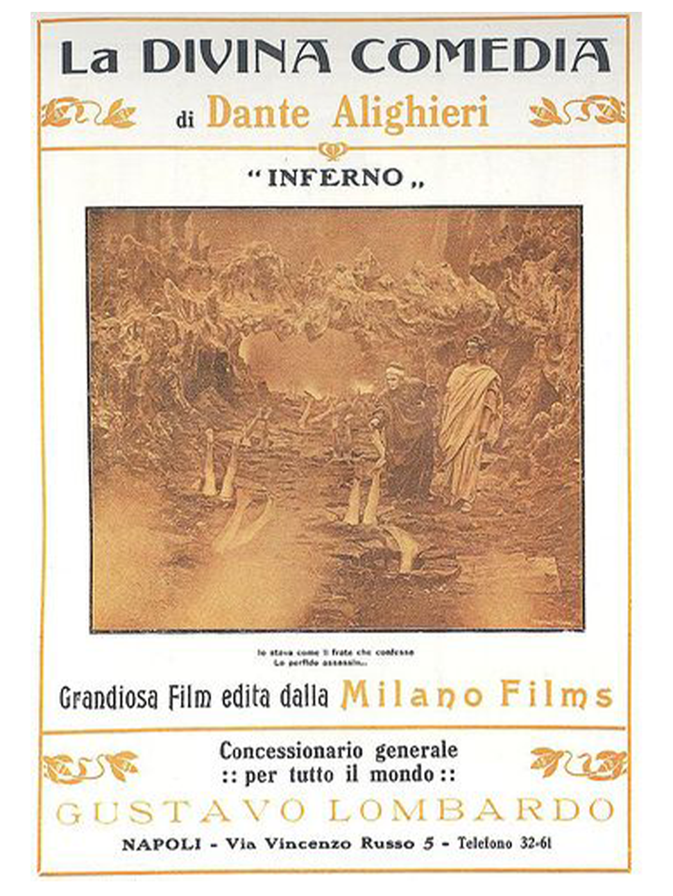 Flyer of 1911 L'Inferno