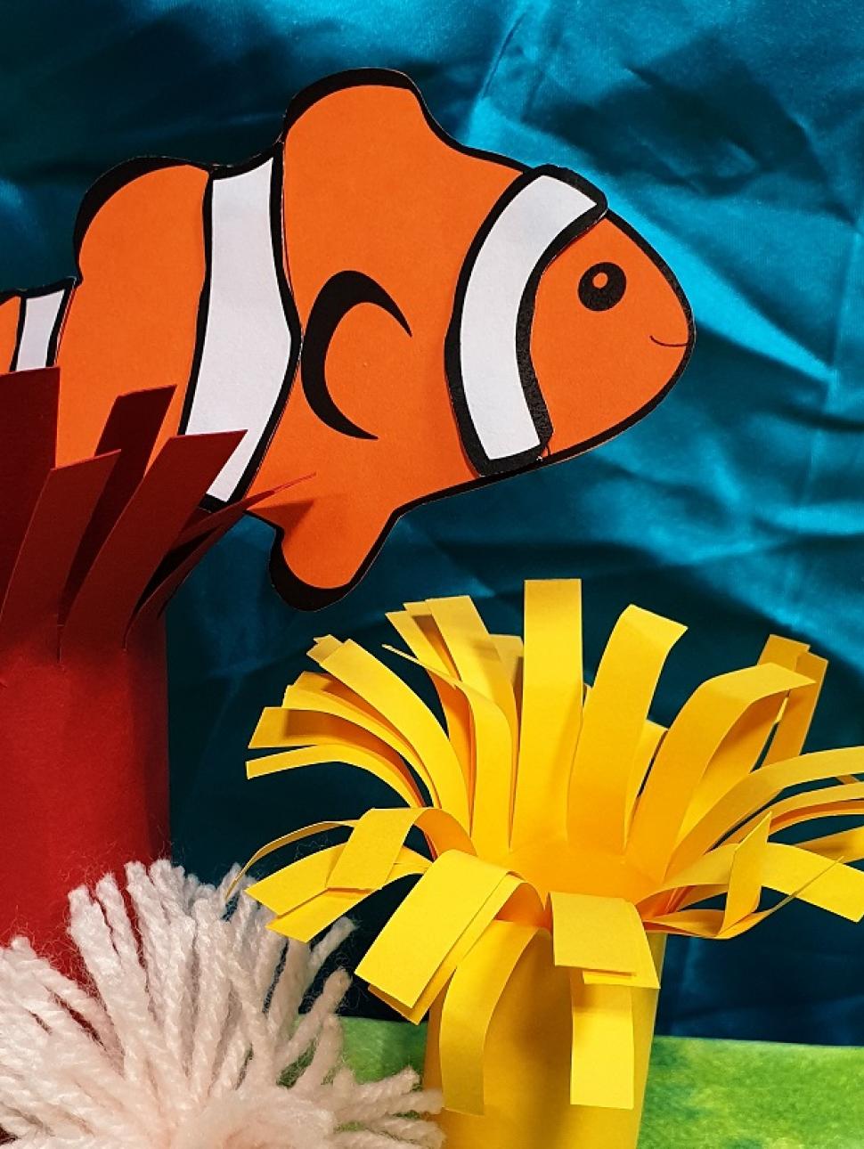 Cut out nemo fish display