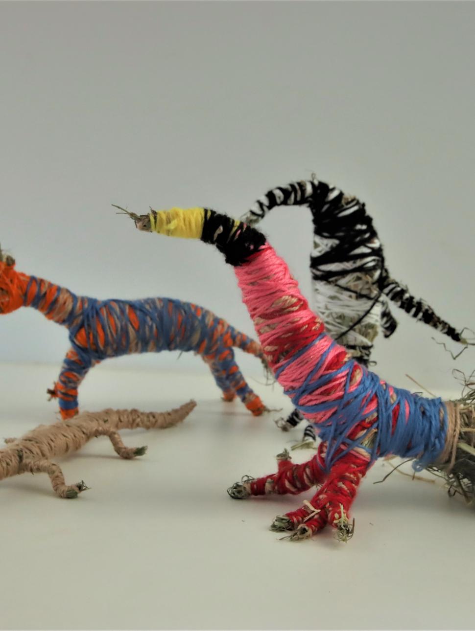 Weaving animals with Sharyn Egan