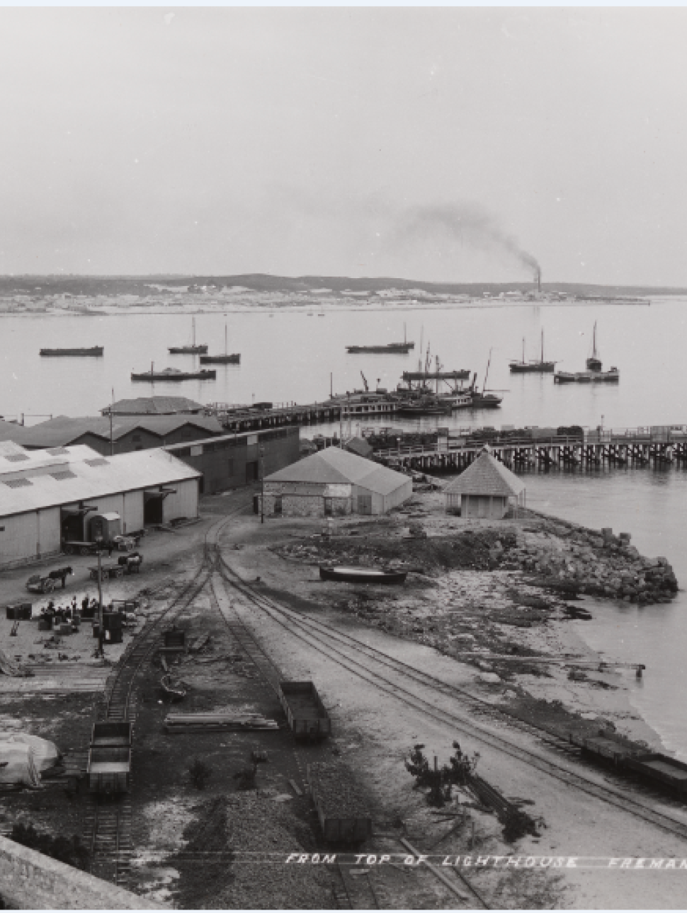 Historical aerial photograph of Fremantle