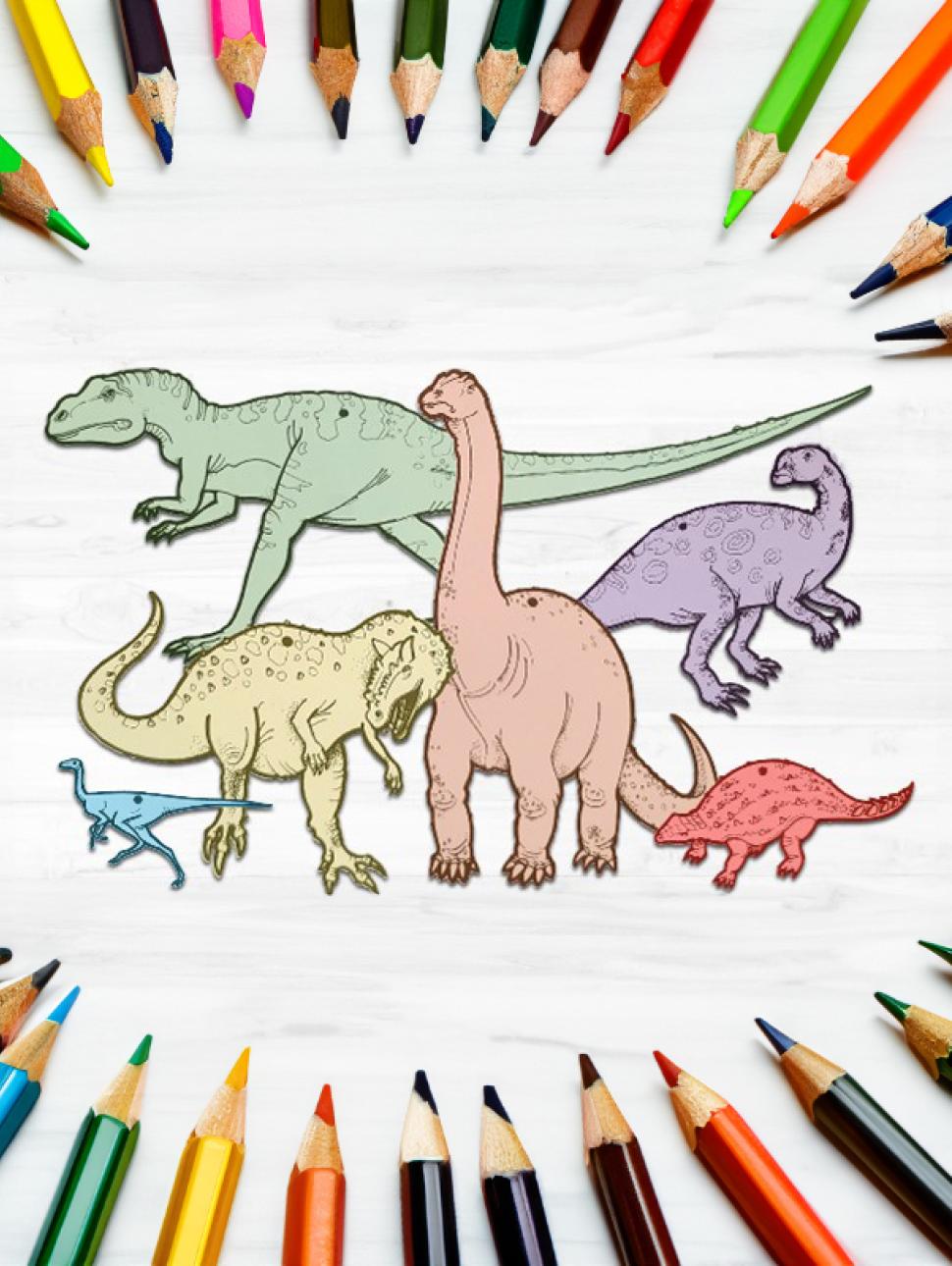How to draw a T Rex step by step - Dinosaur drawing and coloring - YouTube