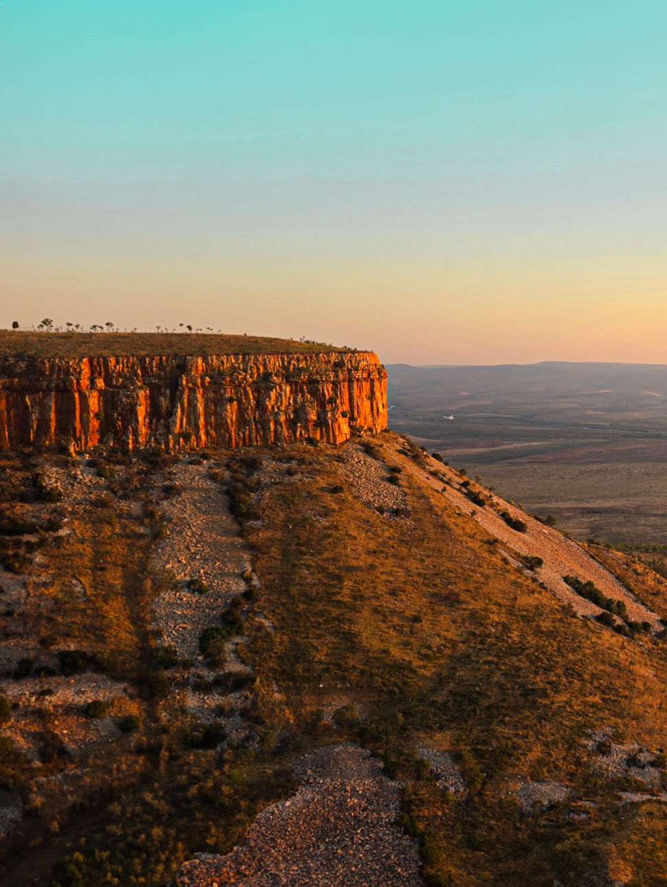 Cockburn Ranges at sundown