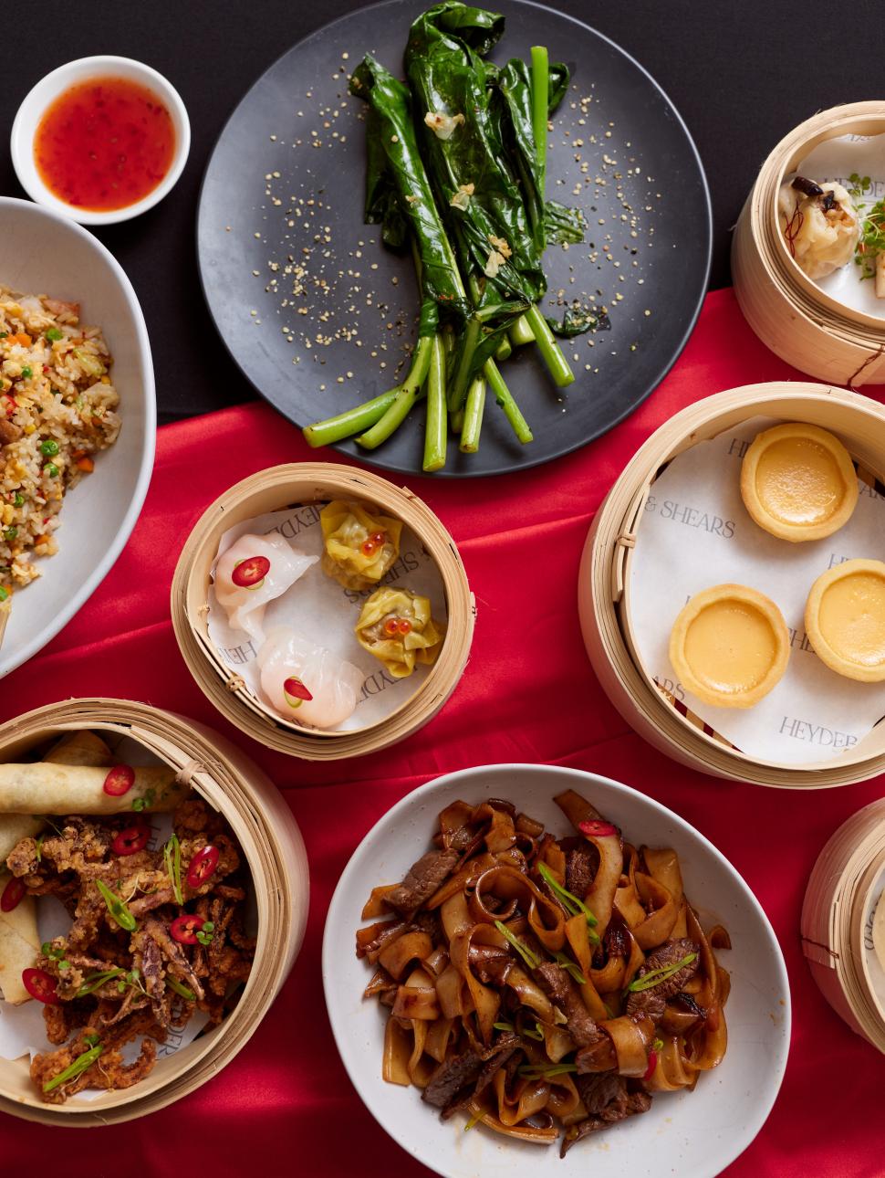 Assortment of Yum Cha Dishes
