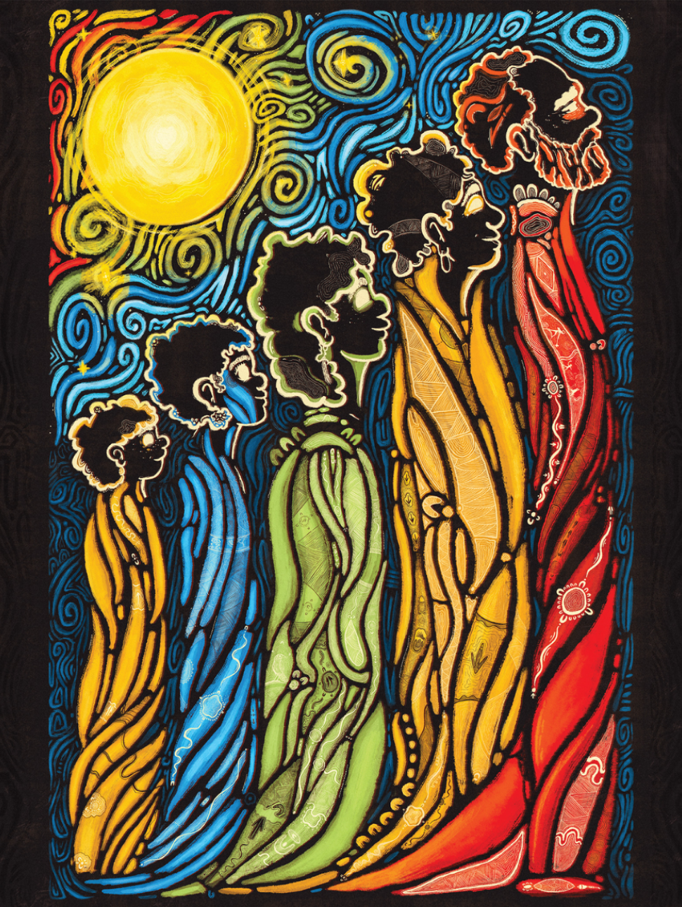 Ancestral Lines artwork by Jeremy Morgan Worrall