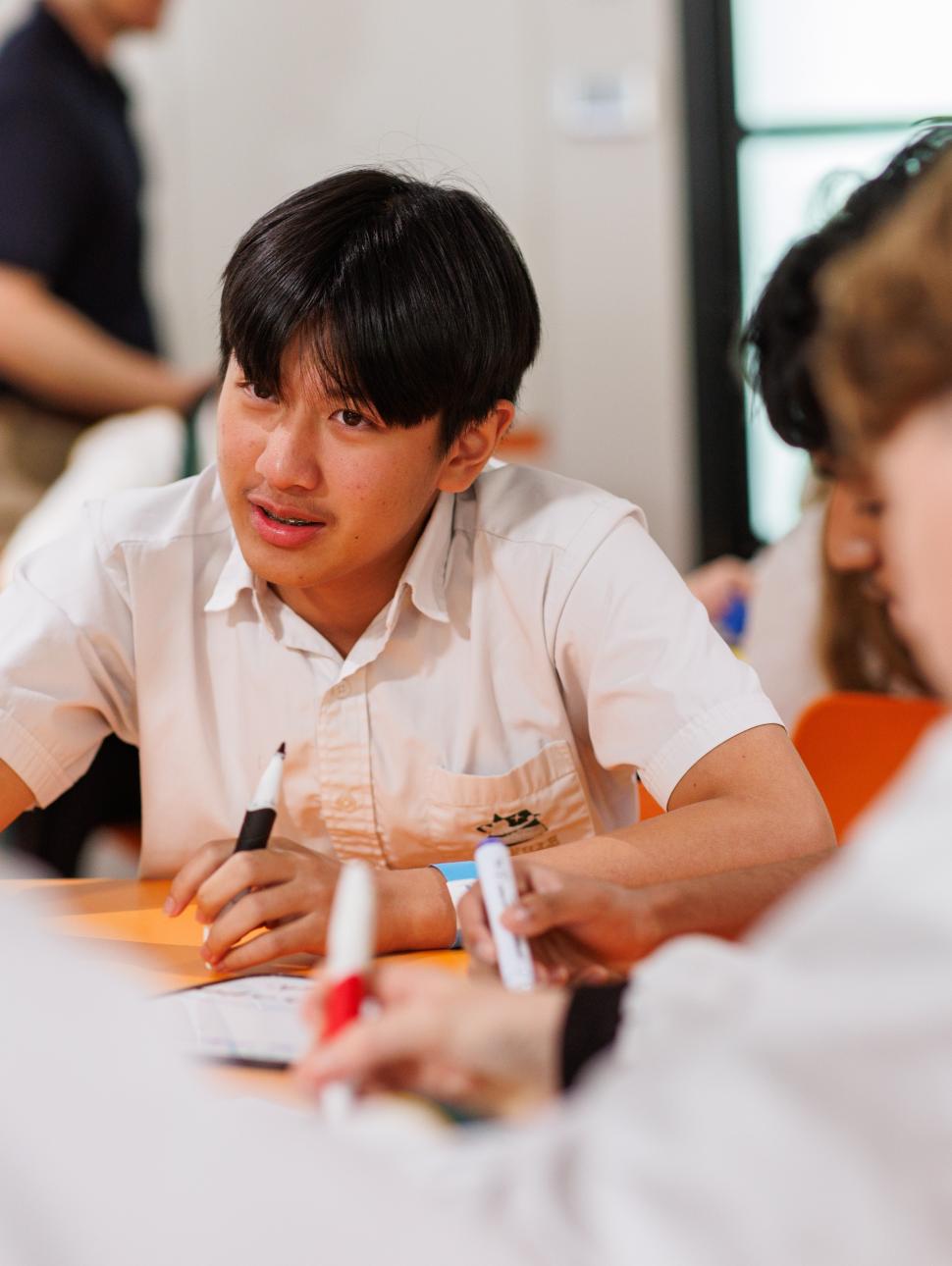 Students in discusssion